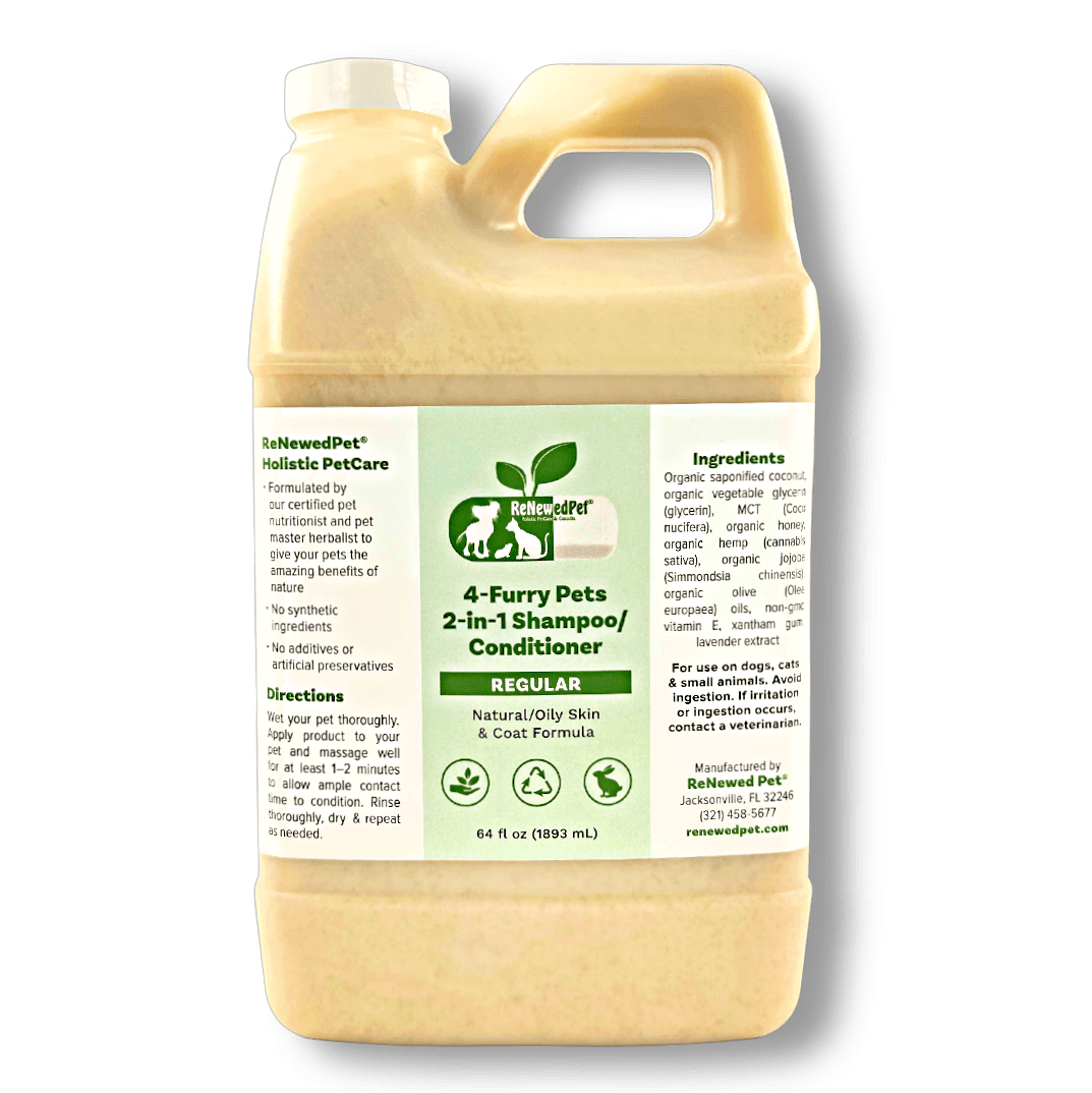 4-FURRY PETS 2-IN-1 *REGULAR SHAMPOO & CONDITIONER - The Max & Rex Collection