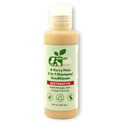4-FURRY PETS 2-IN-1 * RESTORATIVE SHAMPOO & CONDITIONER - The Max & Rex Collection