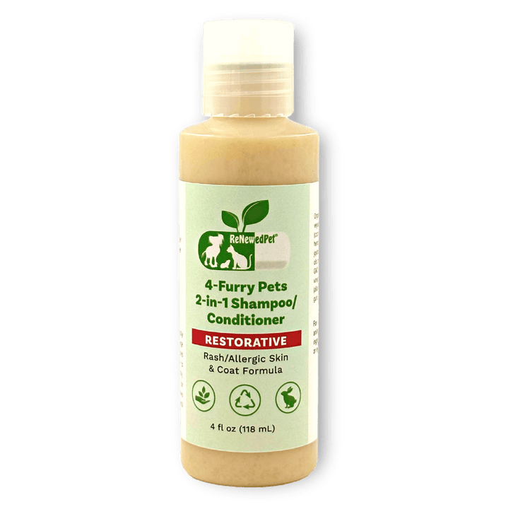4-FURRY PETS 2-IN-1 * RESTORATIVE SHAMPOO & CONDITIONER - The Max & Rex Collection
