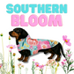 Southern Bloom Dog Coat – Limited Edition Floral Waterproof Jacket with UPF Protection