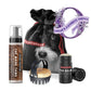 THE TOOL KIT | Complete waterless dog grooming set. Includes foaming shampoo, moisturizing balm & grooming brush.