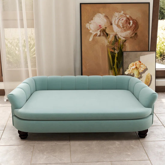 Upholstered Velvet Pet Bed