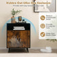 Rustic-Modern Cat Litter Cabinet with Extra Storage - The Max & Rex Collection