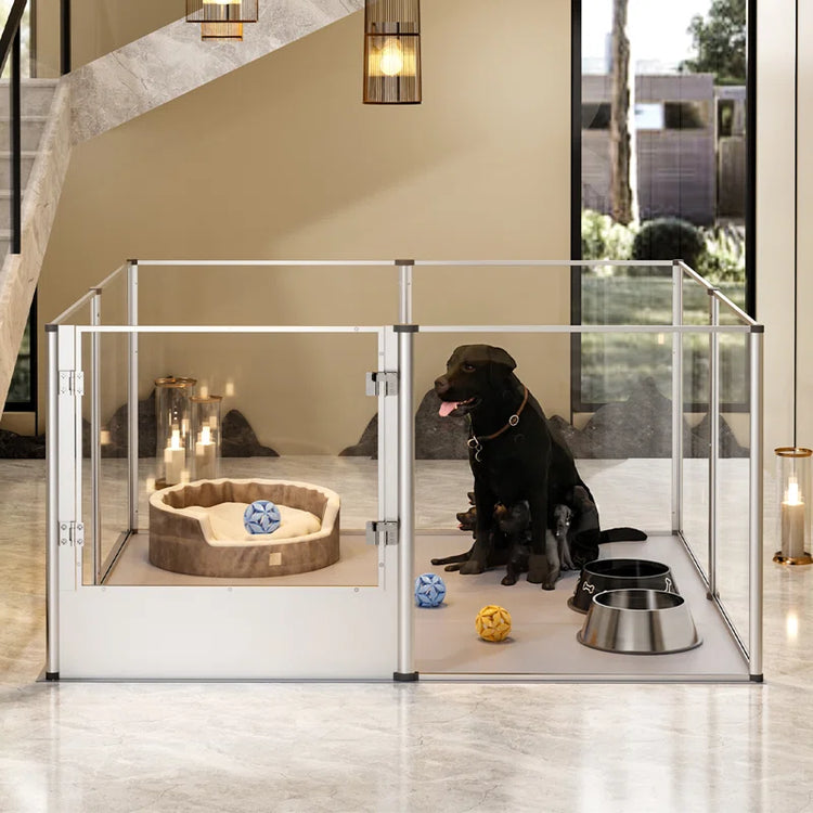 8 Panel Metal Exercise Pen with Door