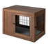 Furniture Dog Crate with Cushion and Double Doors - The Max & Rex Collection