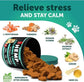 Anxiety Relief Treats for Dogs — Natural Calming Supplement with Hemp, Valerian & Chamomile