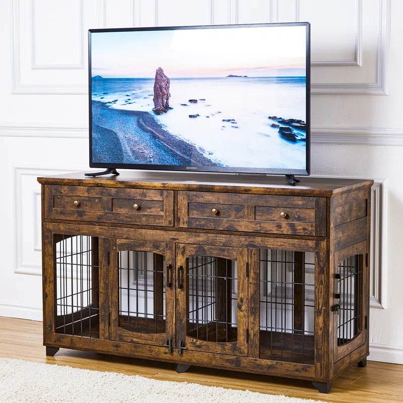 Dog Crate Furniture with Openable Partition - The Max & Rex Collection