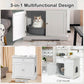Wooden Cat Litter Box Enclosure with Drawer Side Table Furniture - The Max & Rex Collection
