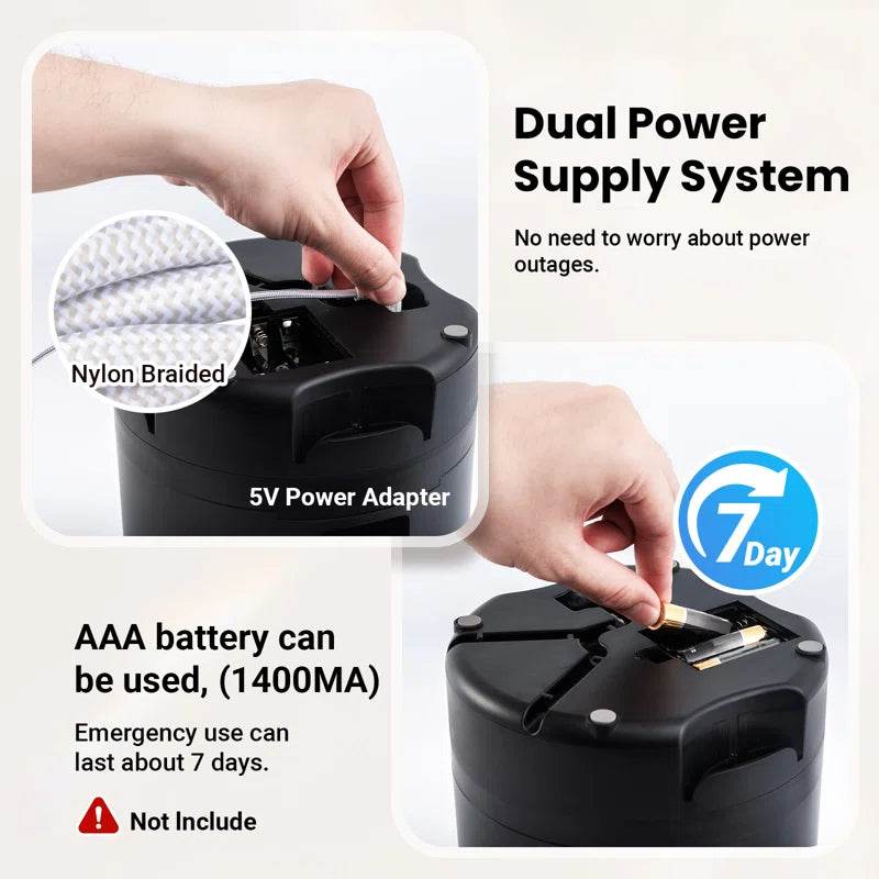 smart Automatic Cat Food Dispenser with 3 Bowls - 6L WiFi Pet Feeder with APP Control | Multi-Cat Auto Feeding Station - The Max & Rex Collection