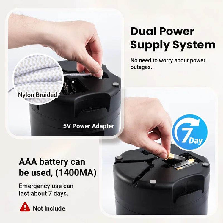 smart Automatic Cat Food Dispenser with 3 Bowls - 6L WiFi Pet Feeder with APP Control | Multi-Cat Auto Feeding Station - The Max & Rex Collection