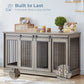 Furniture Style Pet Crate with 2 Sliding Doors - The Max & Rex Collection