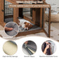 Furniture Dog Crate with Cushion and Double Doors - The Max & Rex Collection
