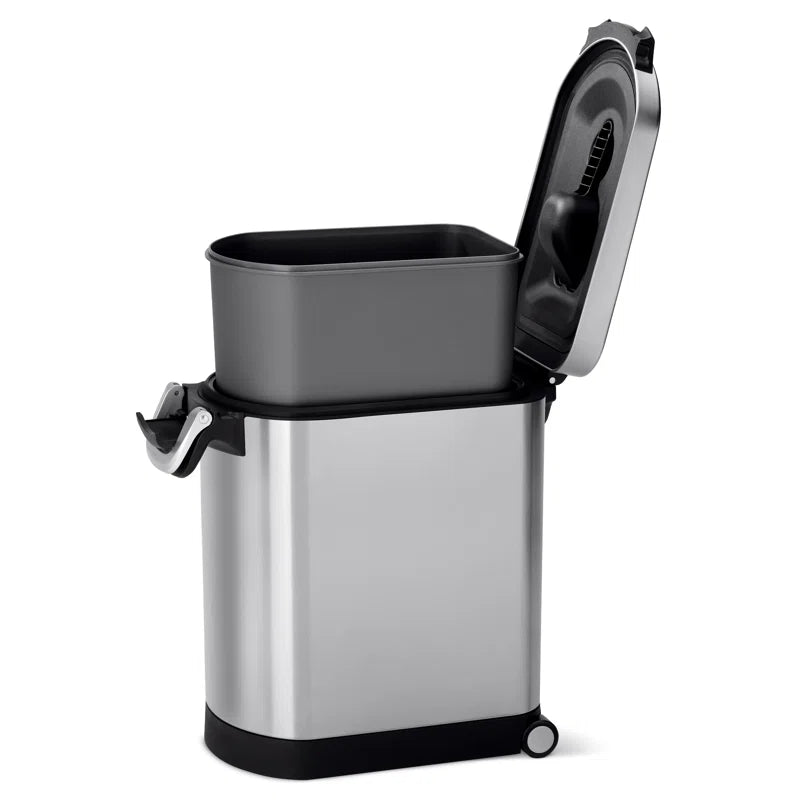 Pet Food Storage Container Stainless Steel for Dog Food, Cat Food, and Bird Feed