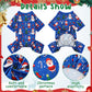 Weewooday 4 Pieces Christmas Dog Pajamas Christmas Element Puppy Clothes Santa Snowman Xmas Holiday Pet Puppy Pajamas Christmas Tree Snowflake Dog Pajama (Santa Patterns,Large)