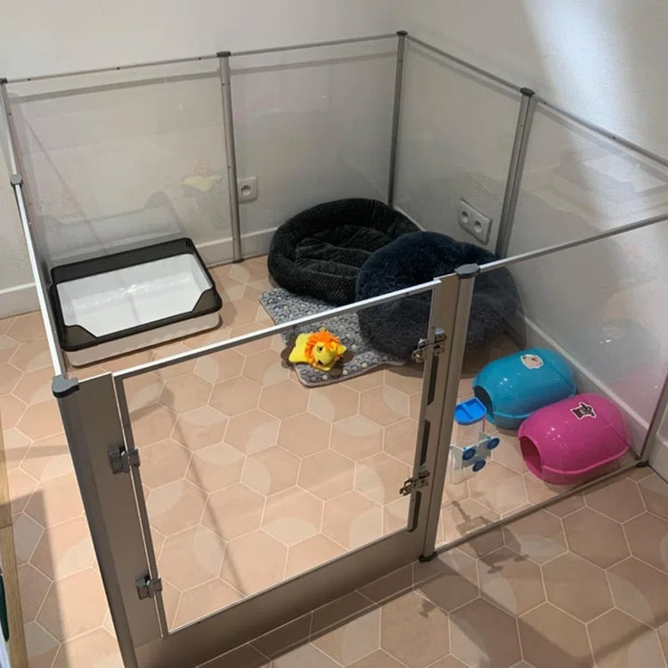 8 Panel Metal Exercise Pen with Door