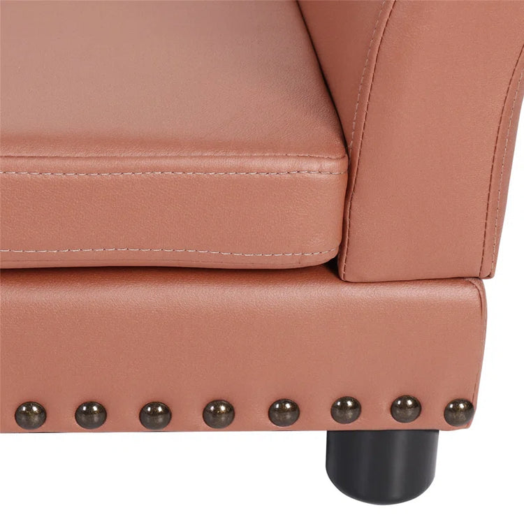 Orthopedic Leather Pet Bed