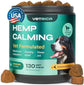 Hemp Calming Chews for Dogs — Chicken Flavor Stress & Anxiety Relief (130 Count)