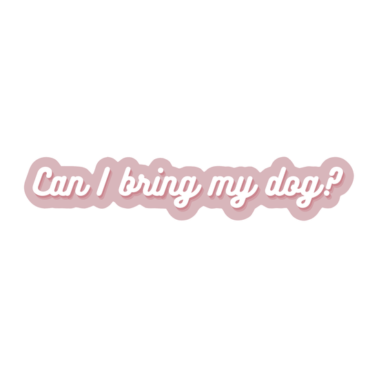 Can I Bring My Dog? Sticker - The Max & Rex Collection