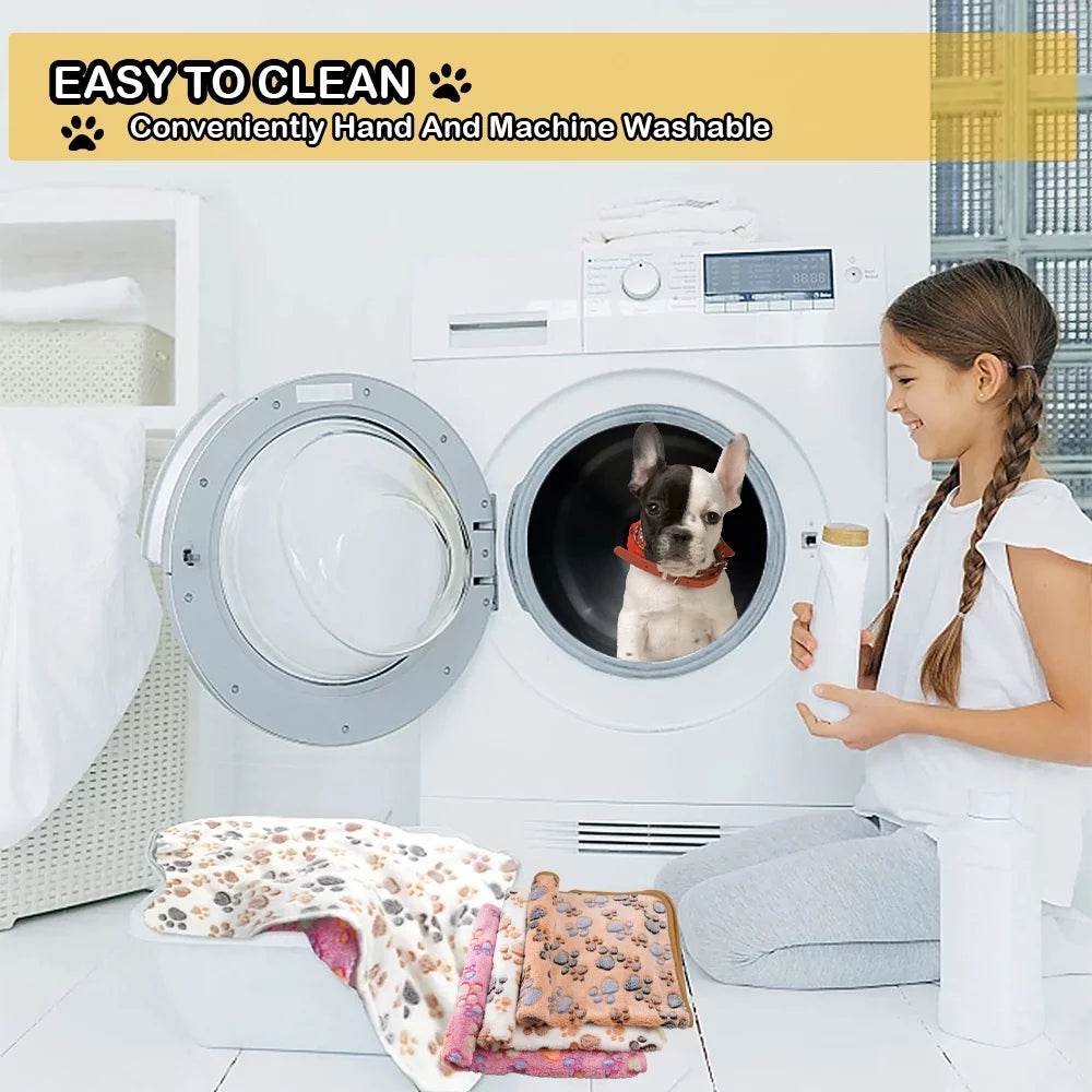 1 Pack 3 Blankets Super Soft Fluffy Premium Fleece Pet Blanket Flannel Throw for Dog Puppy Cat (23X16 Inch) - The Max & Rex Collection