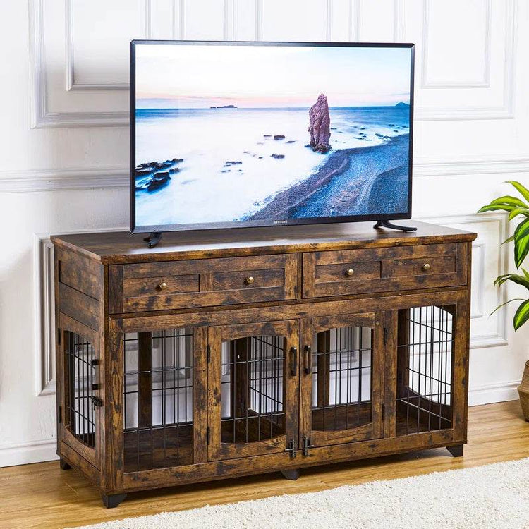 Dog Crate Furniture with Openable Partition - The Max & Rex Collection