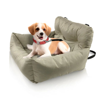 Sheard Seat Belt Compatible Travel Pet Bed