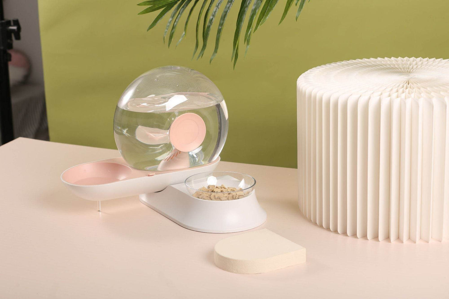 Auto-Myst Automatic Gravity Pet Water Dispenser - 2-in-1 Filtered Water & Food Bowl System with 2.8L Capacity - The Max & Rex Collection