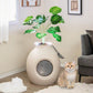Smart Plant-Inspired Cat Litter Box - High-Tech Hidden Design with Electronic Deodorizer, UV Sterilization & Automatic Odor Control - The Max & Rex Collection