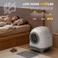 Self Cleaning Litter Box, 90 L Automatic Cat Litter Box for Multiple Cats with Safety Protection/App Control/Mat/1 Roll Garbage Bags