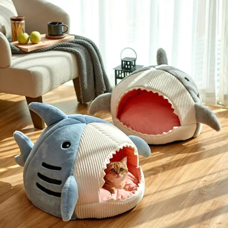 Luxury Plush Shark Pet Bed - The Max & Rex Collection
