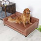 Orthopedic Leather Pet Bed