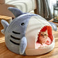 Luxury Plush Shark Pet Bed - The Max & Rex Collection