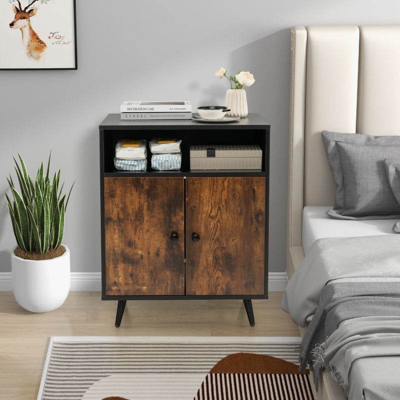 Rustic-Modern Cat Litter Cabinet with Extra Storage - The Max & Rex Collection