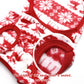 QETRABONE Small Dog Pet Cat Christmas Costume Sweater, Pet Supplies Costume Xmas Clothes Dog Jumpers Snowflake Elk Pattern Christmas Outfits for Dogs Puppy Kitten Cats (Large, Red Snowflake)