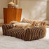 Pet Bed with Soft Plush Fabric – Cozy Bed for Cats and Small Dogs
