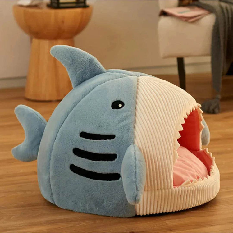 Luxury Plush Shark Pet Bed - The Max & Rex Collection