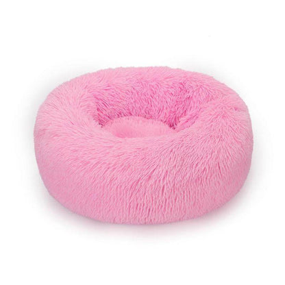 Orthopedic Anti-Anxiety Donut Bed for Dogs & Cats – Soft, Washable, Cozy - The Max & Rex Collection