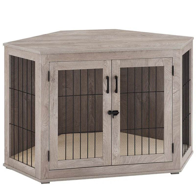 Dereham Furniture Corner Dog Crate with Cushion - The Max & Rex Collection