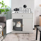 Wooden Cat Litter Box Enclosure with Drawer Side Table Furniture - The Max & Rex Collection