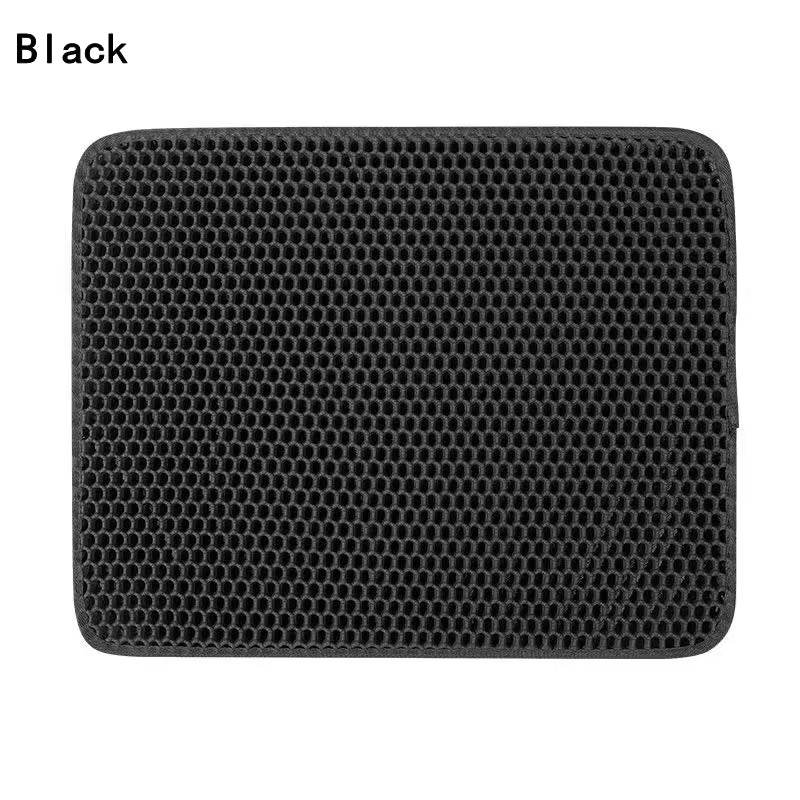 Double Layer Cat Litter Mat - Waterproof Non-Slip Trapping Mat | Washable Sand Catcher Pad for Litter Box - The Max & Rex Collection