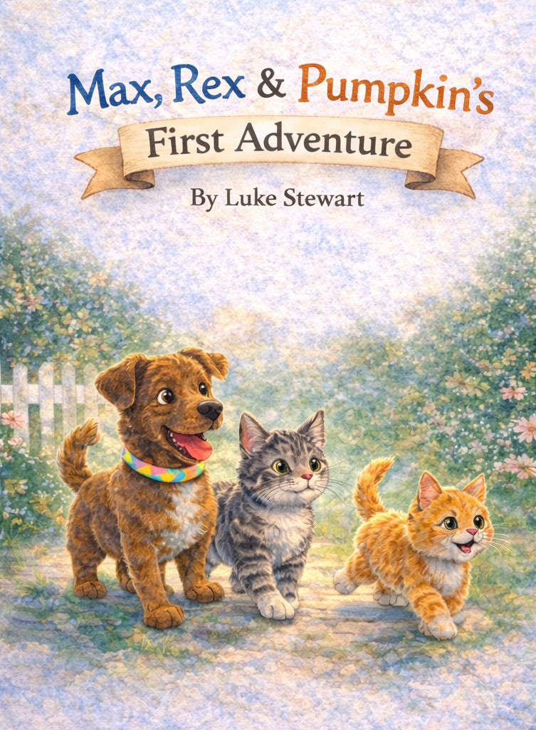 Max, Rex & Pumpkin’s First Adventure