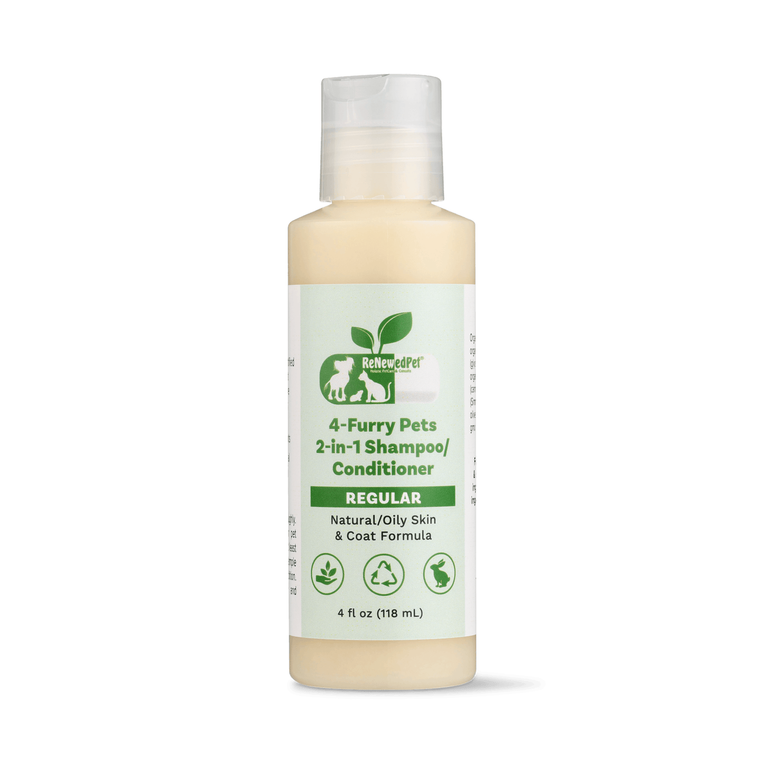 4-FURRY PETS 2-IN-1 *REGULAR SHAMPOO & CONDITIONER - The Max & Rex Collection