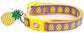 Tropical Pineapple Cat Collar – Breakaway Safety Design, Handmade - The Max & Rex Collection