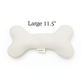 Boba & Vespa Plush Hemp Dog Bone Toy for Gentle Chewers | Soft & Squeaker Free