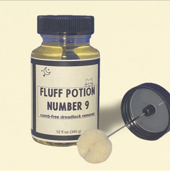 Fluff Potion Number 9 | Botanical No-Comb Mat Remover for Cats
