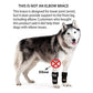 Front Leg Brace for Dogs and Cats – Medium Support Carpal Wrist Wrap with Reflective Straps (Pair)