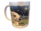 You Left Paw Prints on My Heart Personalized Pet Memorial Mug