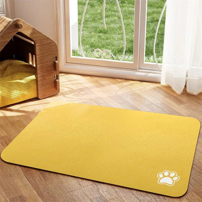 Pet Feeding Mat – Absorbent, Non-Slip & Waterproof
