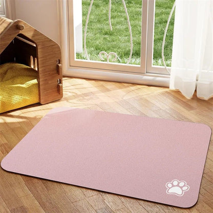 Pet Feeding Mat – Absorbent, Non-Slip & Waterproof