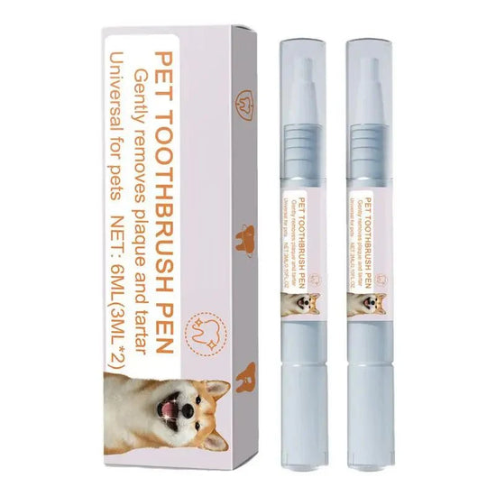 Pet Teeth Cleaning Pen — Compact Dental Care Tool for Dogs & Cats