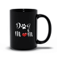 Dog Mom Mug – Cute Paw & Heart Design | Microwave & Dishwasher Safe - The Max & Rex Collection